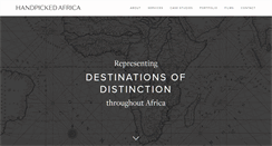 Desktop Screenshot of handpickedafrica.co.uk